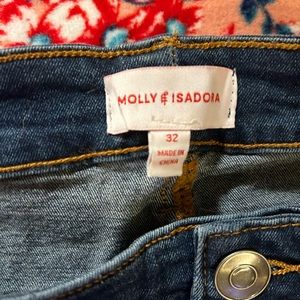 Molly and Isadora brand Size 32 Plus Women’s Denim shorts NWT